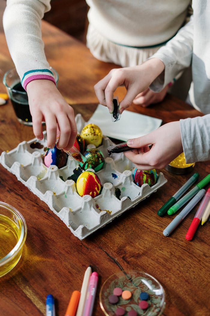 Painting Easter Eggs